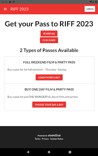 Rome International Film Fest Screen 3