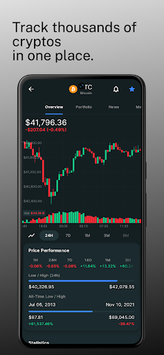 Crypto Market Cap - Portfolio Screen 3