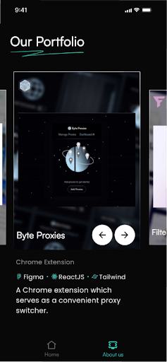 Koders Portfolio Screen 2