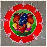 Diwali rangoli design icon