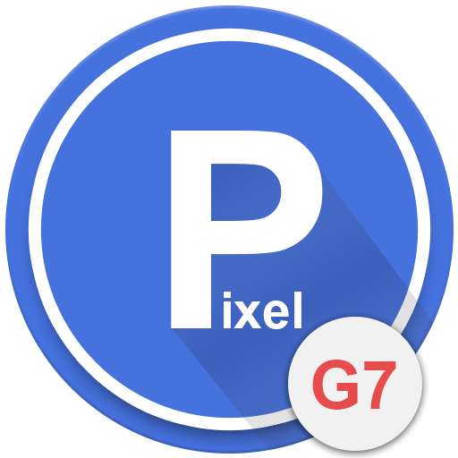 Pixel Dark for LG G8 V50 V40 V Latest Icon