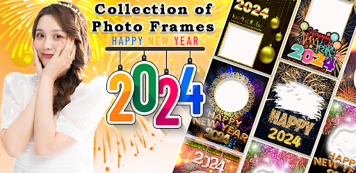 Happy New Year 2024 Frame Screen 2