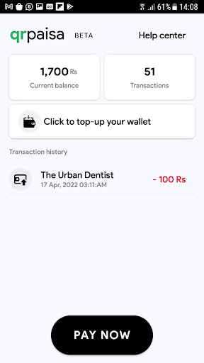 qrpaisa Merchant Screen 2