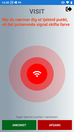 VISIT Security App Screen 3
