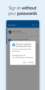 Microsoft Authenticator Screenshot