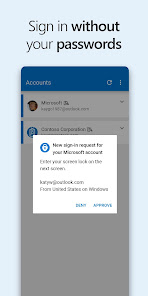 Microsoft Authenticator screenshot 1