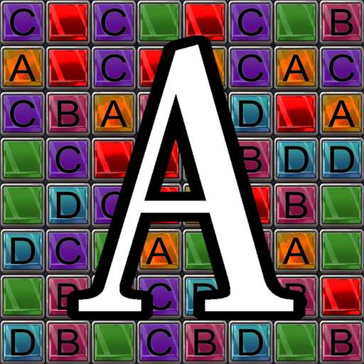 Fun English alphabet logo