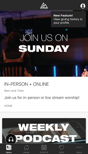 Android application Northshore Christian Church screenshort