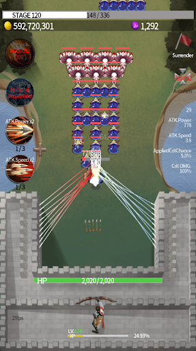 Android application CastleDefense : RaiseArcher screenshort