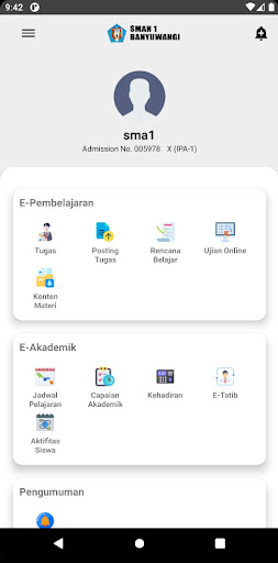 SIMS SMAN 1 BANYUWANGI Screen 2