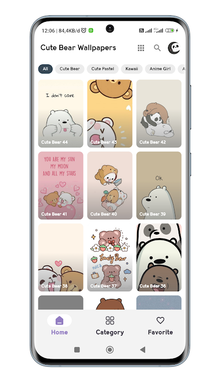 Cute Bear Wallpaper 4K - 1.0.7 - (Android)