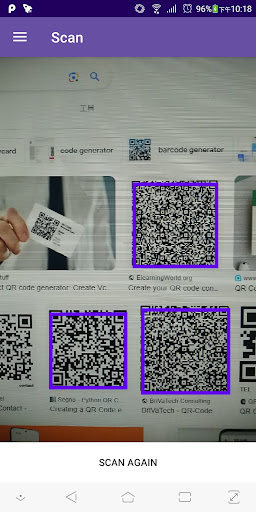 Android application My QR & Barcode Scanner screenshort