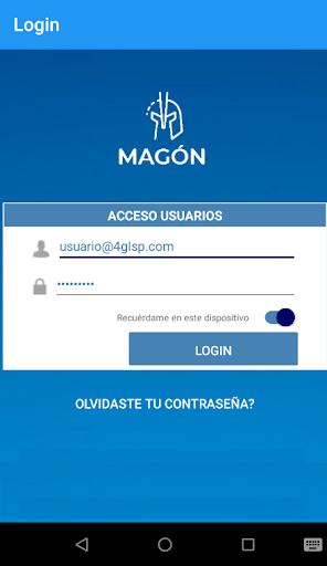 Android application Magón App screenshort