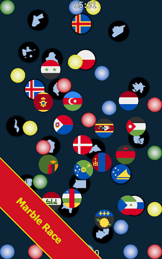 Marble Race with Country Balls Screen 3
