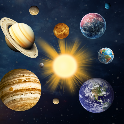 Solar System Planets 3D View logo