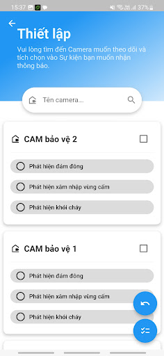 Camera VQGMCM - Cảnh báo