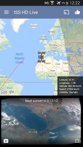ISS Live Now: View Earth Live 6.7.2 screenshots 1