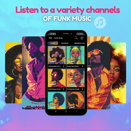 Screenshot of Funk Music App