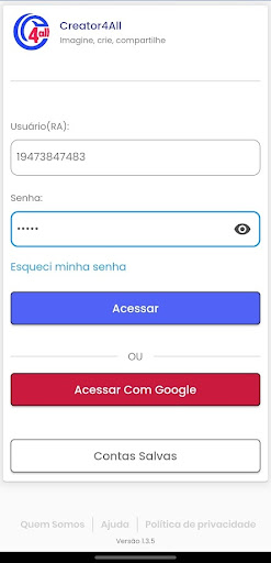 Android application Creator4all screenshort