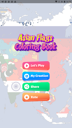 coloring flag asian countries - Screenshot 1