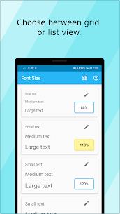 Font Size (ad free) APK 5