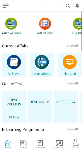 Android application The Unique Academy screenshort
