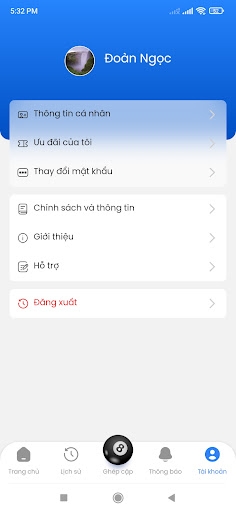 Android application BWhere screenshort
