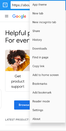 Jeriwins Browser Screen 2