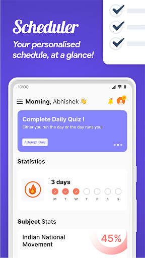 Android application Examarly: Exam Preparation App screenshort