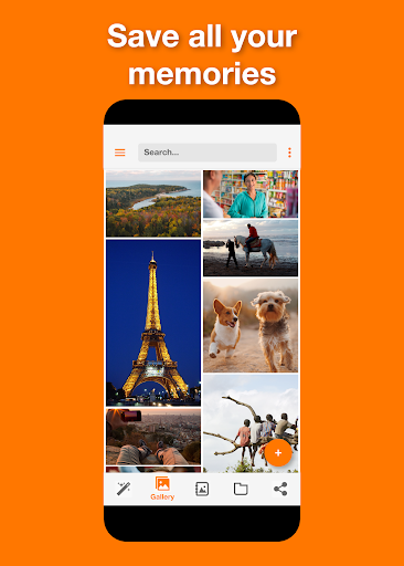 Android application Orange Cloud screenshort