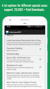 WFi Web Login स्क्रीनशॉट