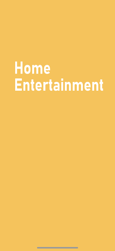 Android application HomeEntertainment screenshort