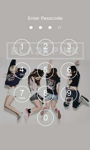 Black Pink Lock Screen Screen 3