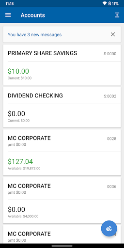 MTC Federal Mobile Branch Screen 2