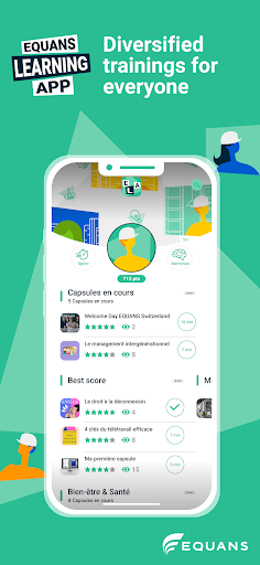 Android application Equans Learning App screenshort