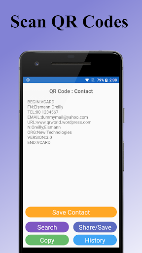 Generic QR Code Scanner Screen 2
