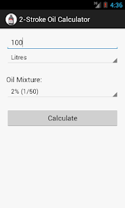 2-Stroke Oil Calculator