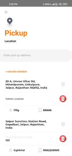 Bookmycargo Customer Screen 3