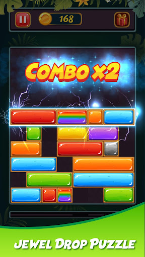 Android application Jewel Sliding - Drop Puzzle screenshort
