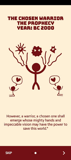 Android application The Chosen Warrior screenshort