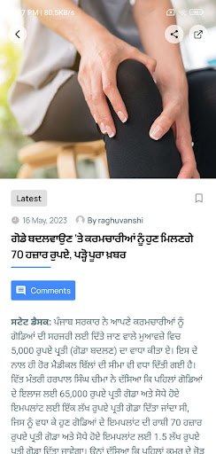 Live Punjabi TV Screen 2
