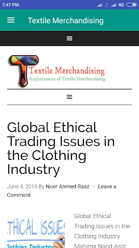 Textile Merchandising