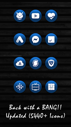 Big Bang Blue Icons