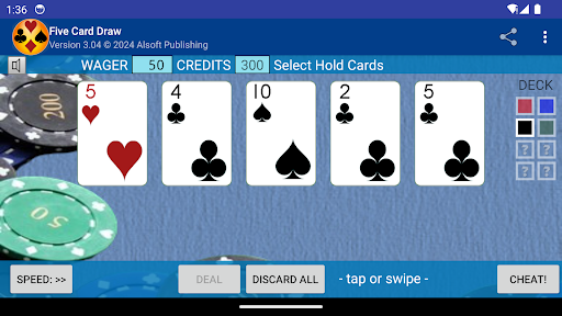 Five Card Draw Poker 5