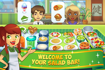 My Salad Bar: Veggie Food Game Mod + Apk(Unlimited Money/Cash) screenshots 1
