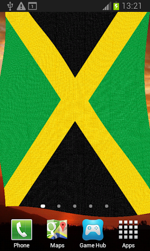 Jamaica Flag Live Wallpaper Screen 3