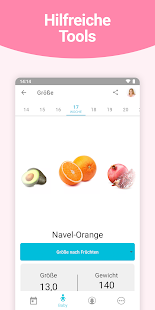 Schwangerschaft + Tracker-App Screenshot