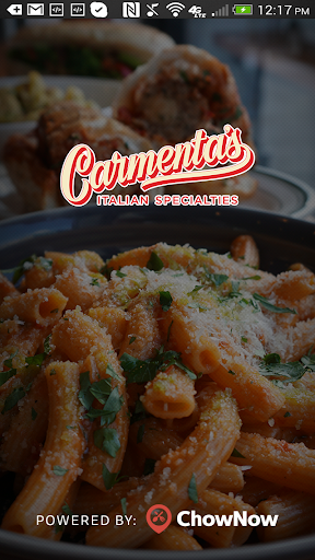 Android application Carmenta's Italian Specialties screenshort