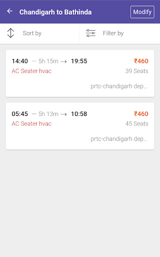 PRTC Bus BookingPEPSU ONLINE