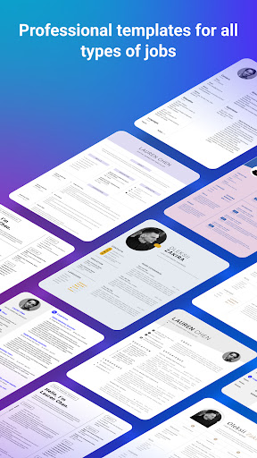 Android application CV Maker: pro resume builder screenshort